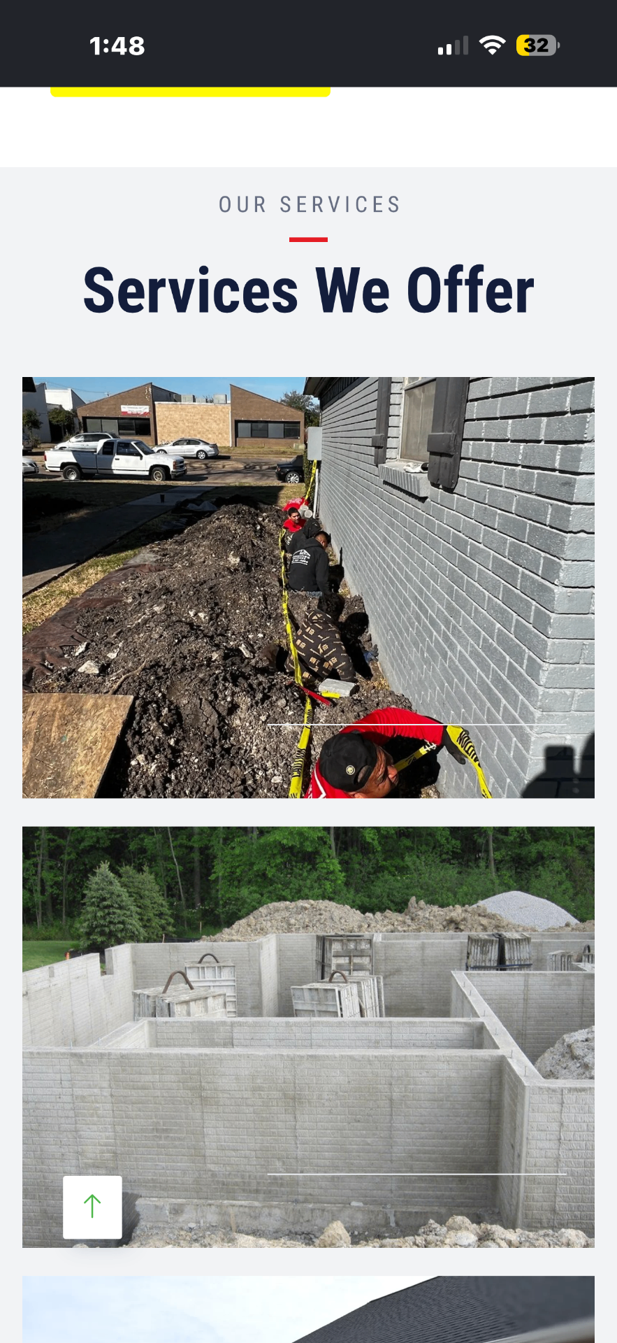 NTX Foundation Solutions crew working on a foundation repair job site
